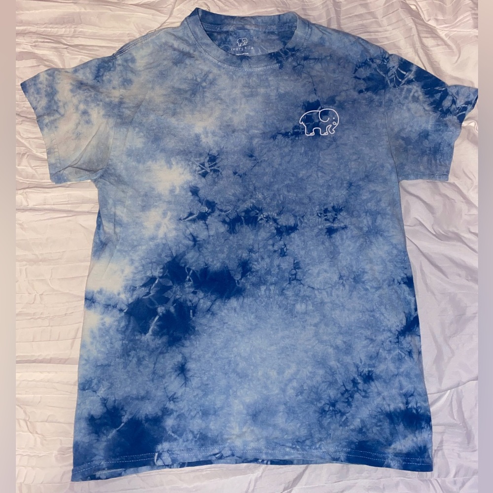 ivory ella tee, size: s, color: blue
